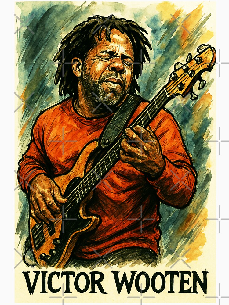 Victor Wooten - Master of the Bass by Sarcastic designs