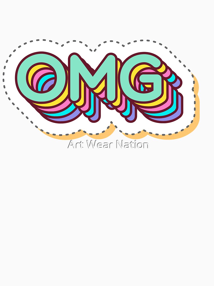 OMG Coloring Pop Art Style by Art Wear Nation
