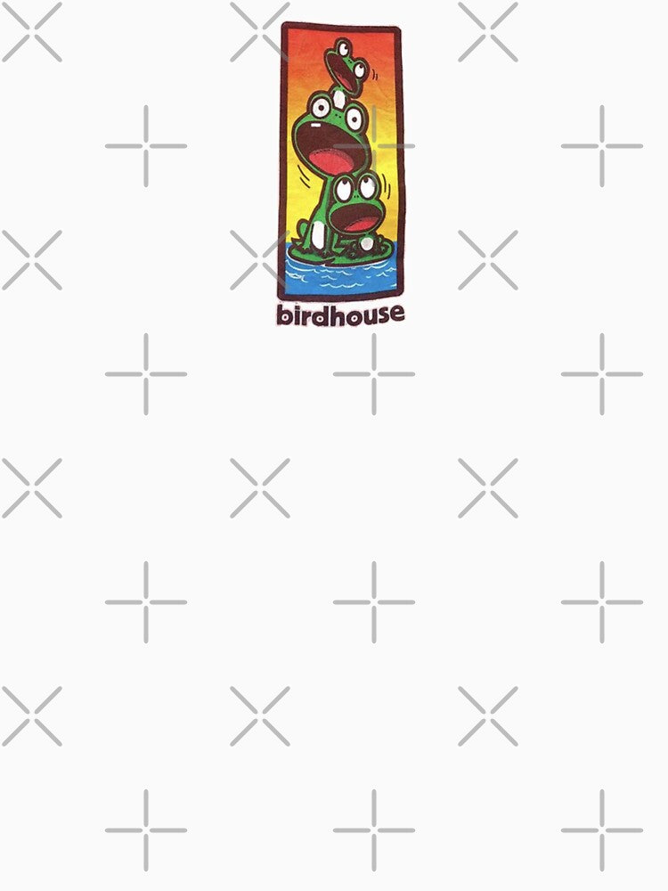 Vintage Birdhouse Tony Hawk Bird House Hook Ups Skate Brand Cartoon Hookups Hook-Ups Cute Frogs Animals Frog by jackyboi