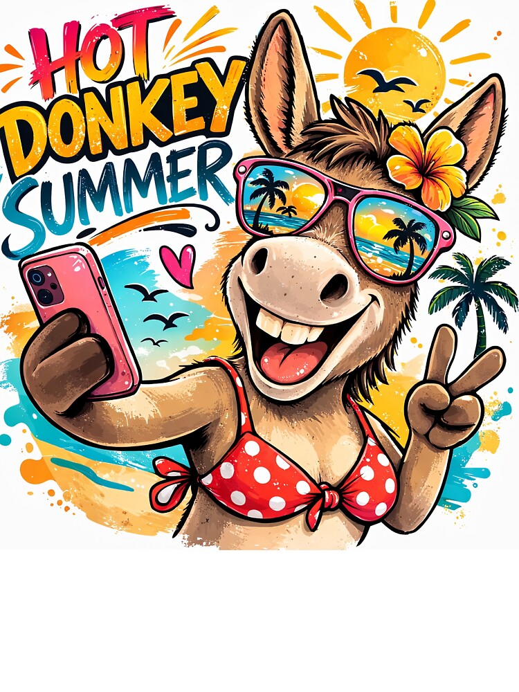 Hot Donkey Summer by DonkeysinBras