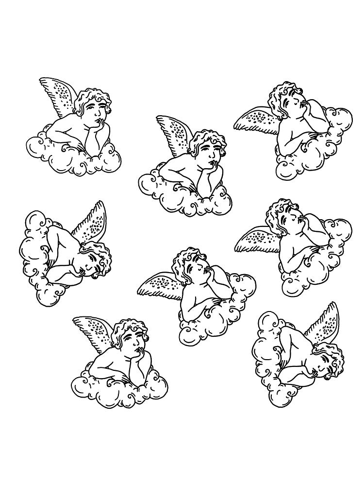 aesthetic angels art by ilustra-ink