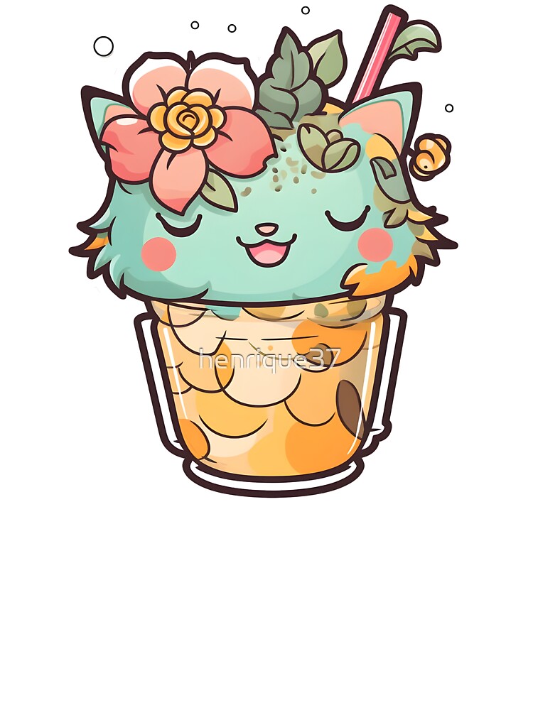 Kitty Bubble Tea | kitty Lover | Puppyh Cat | Bubble Kitty Cup by henrique37