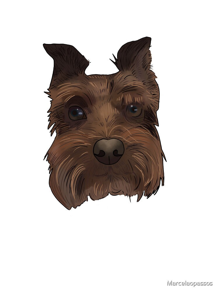 Brown Schnauzer by Marcelaopassos