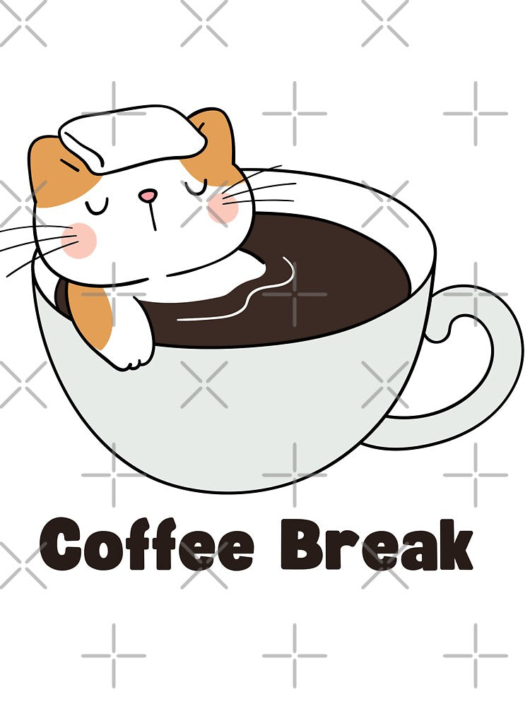 Cat in a Coffee Mug/ Coffee Break Mug by Chimmyxkookies