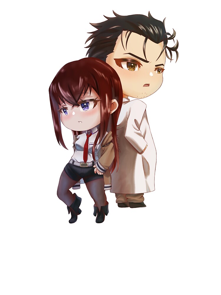 KurisuxOkabe by LunarChibistry