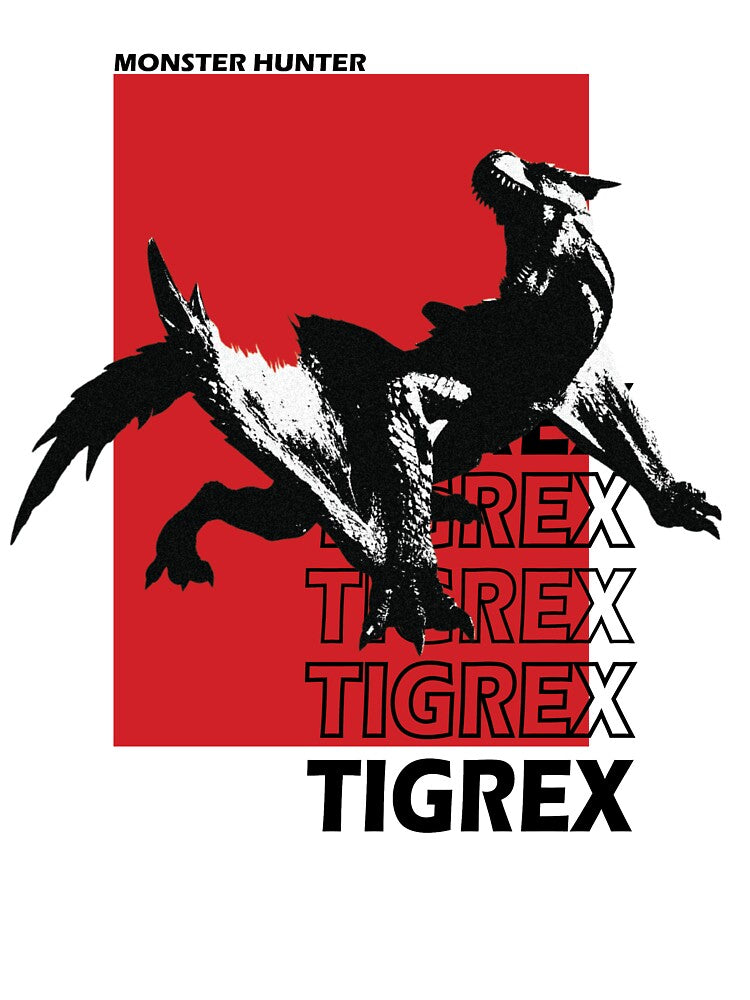 Black And White Tigrex by monsterart-