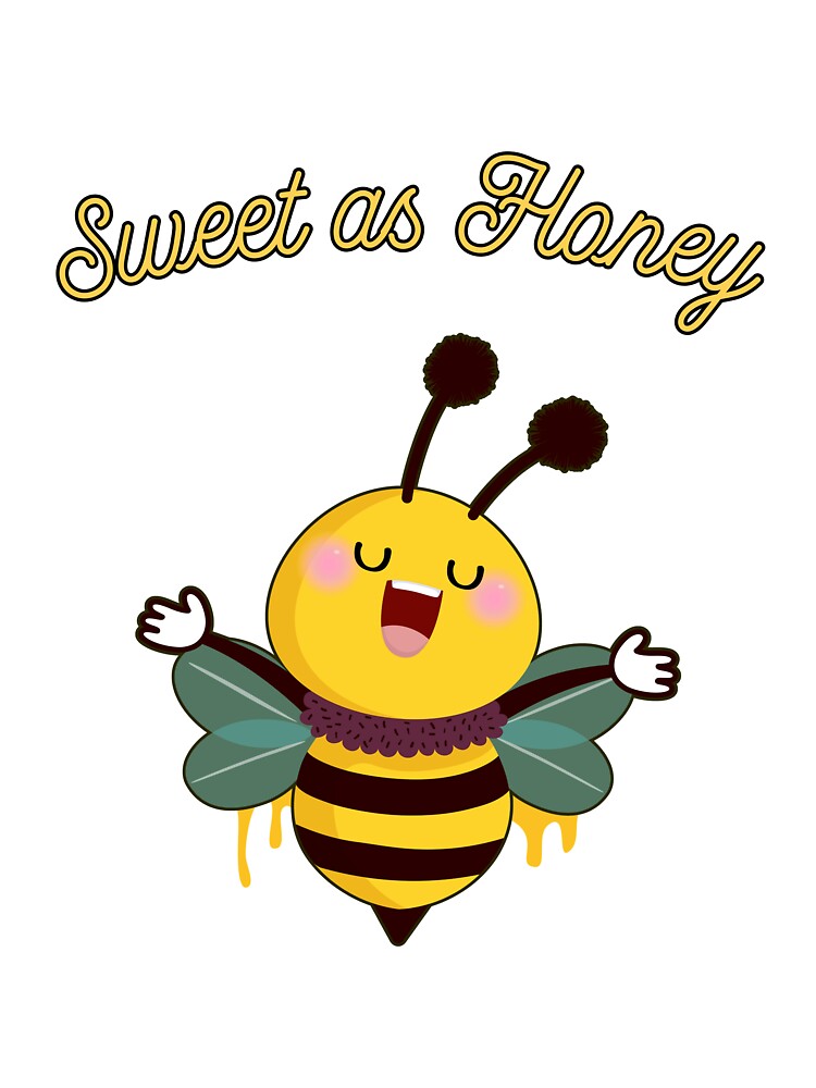 Sweet as Honey - Adorable Bee Design by EagleVisionary