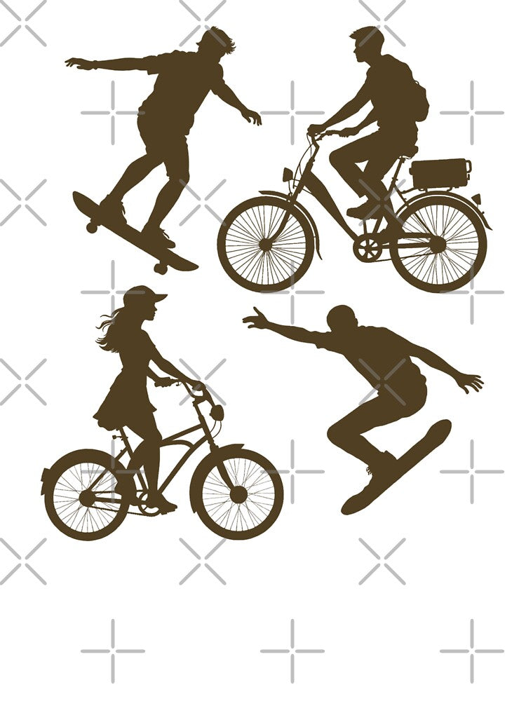 Urban Silhouettes Pattern | Urban/Youth Art by UnhingedBird