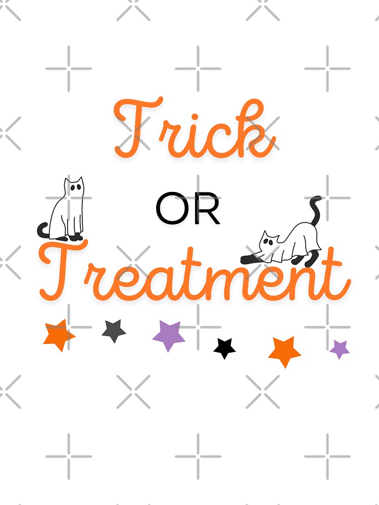 Trick or Treat minimalist design, healthcare by UnfeelSadness