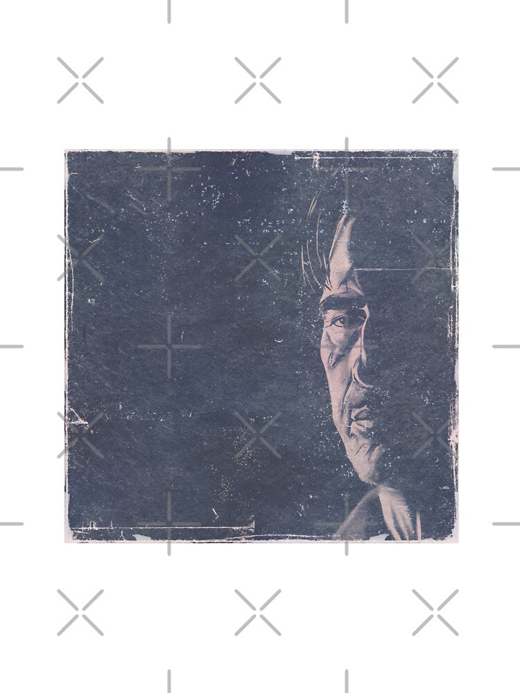 Vintage blue Claes Bang portrait by Dracula Fan Art