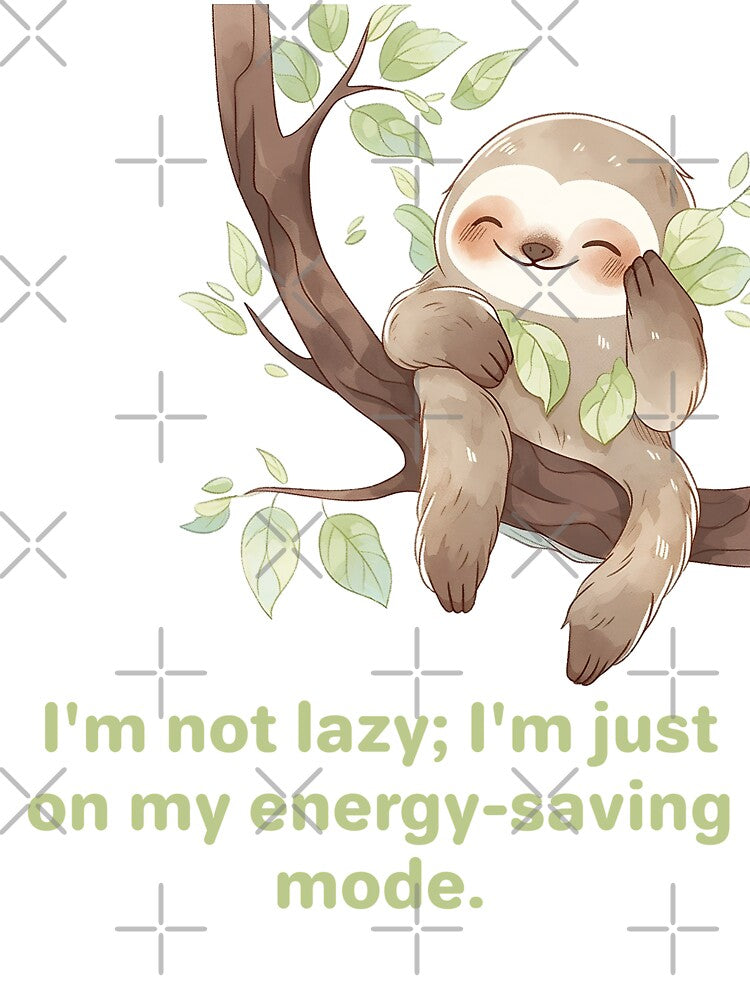 Energy-Saving Sloth by QuixoticDigital