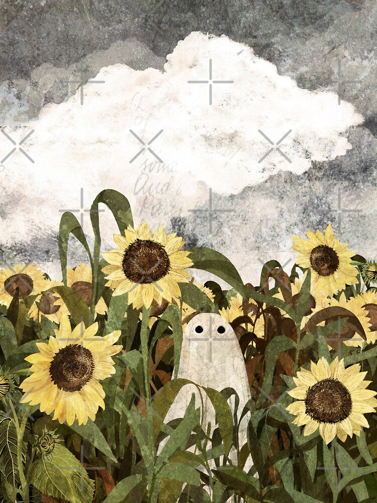 There's A Ghost in the Sunflower Field Again... by katherineblower