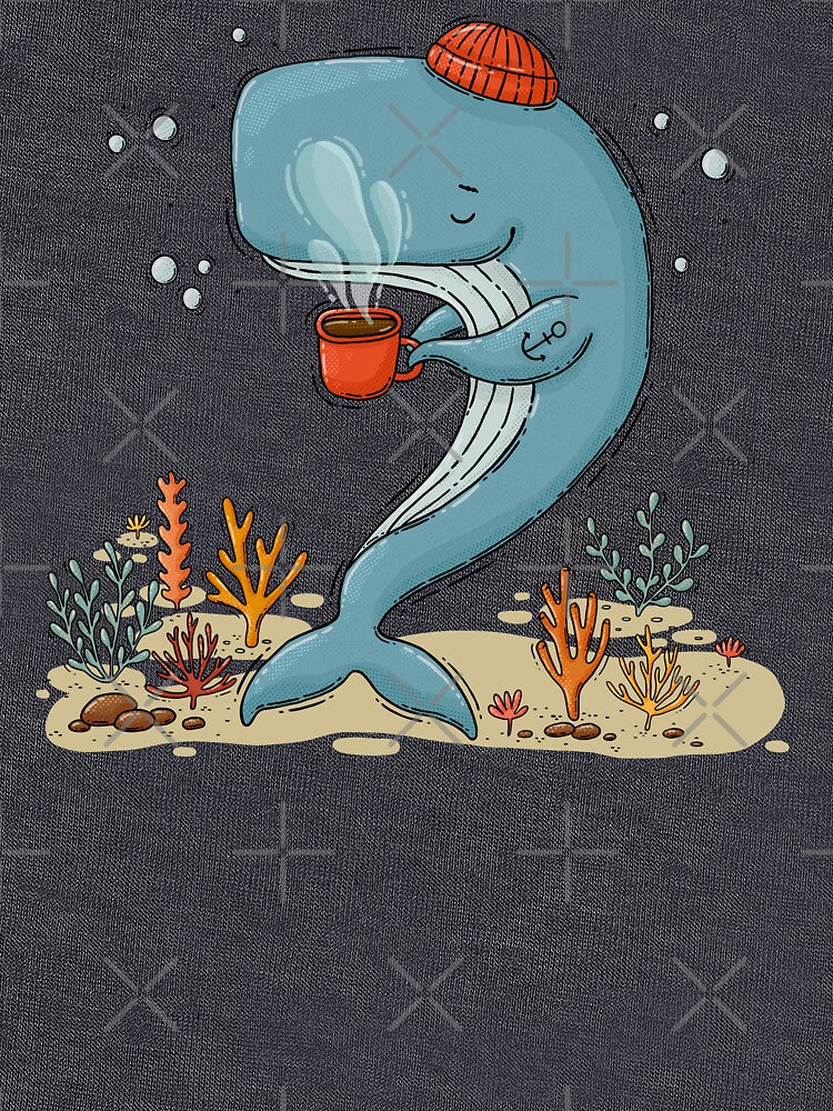HIP COFFEE WHALE by taniasamoshkina
