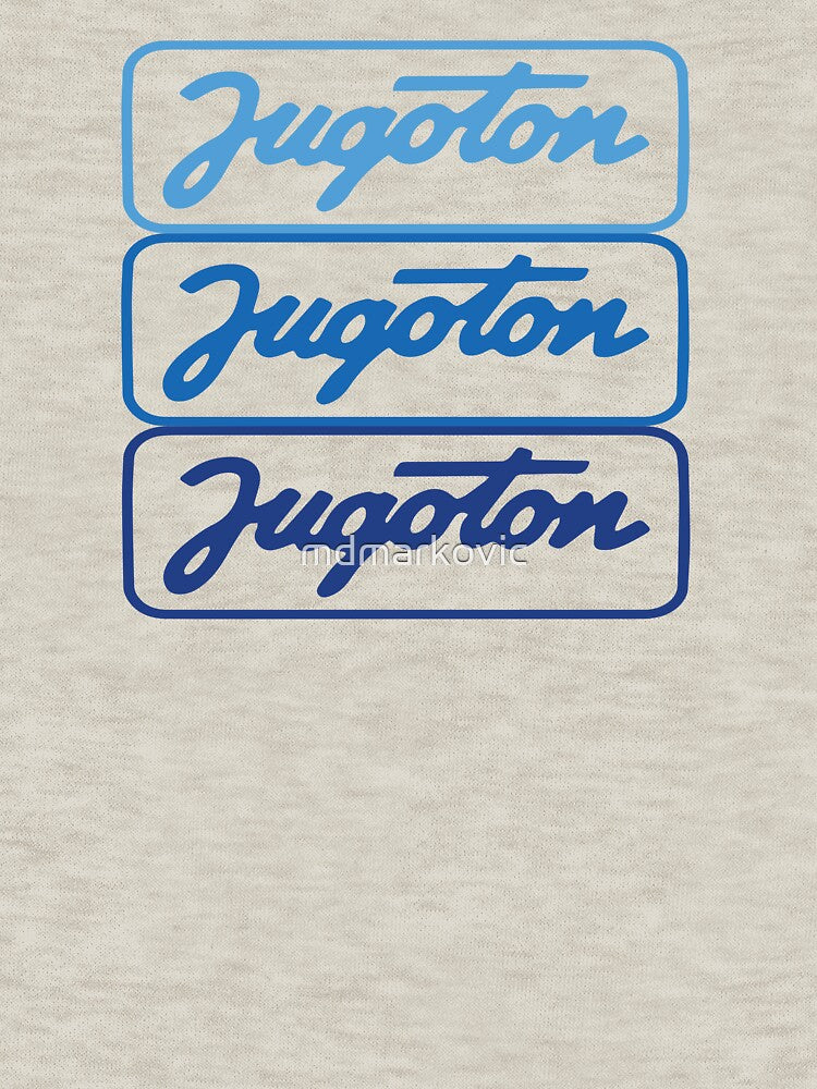 Jugoton design Yugoslavia tricolour blue by analogue_rock