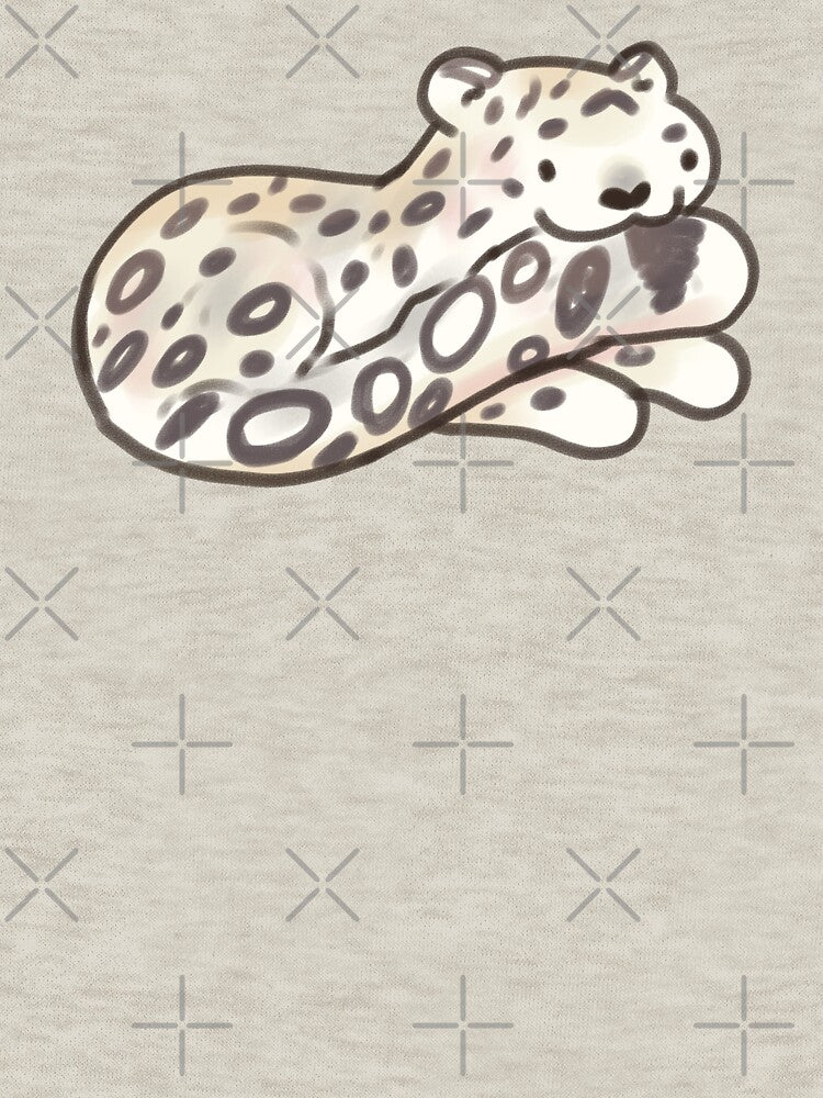 Cute snow leopard drawing by Artofmayara