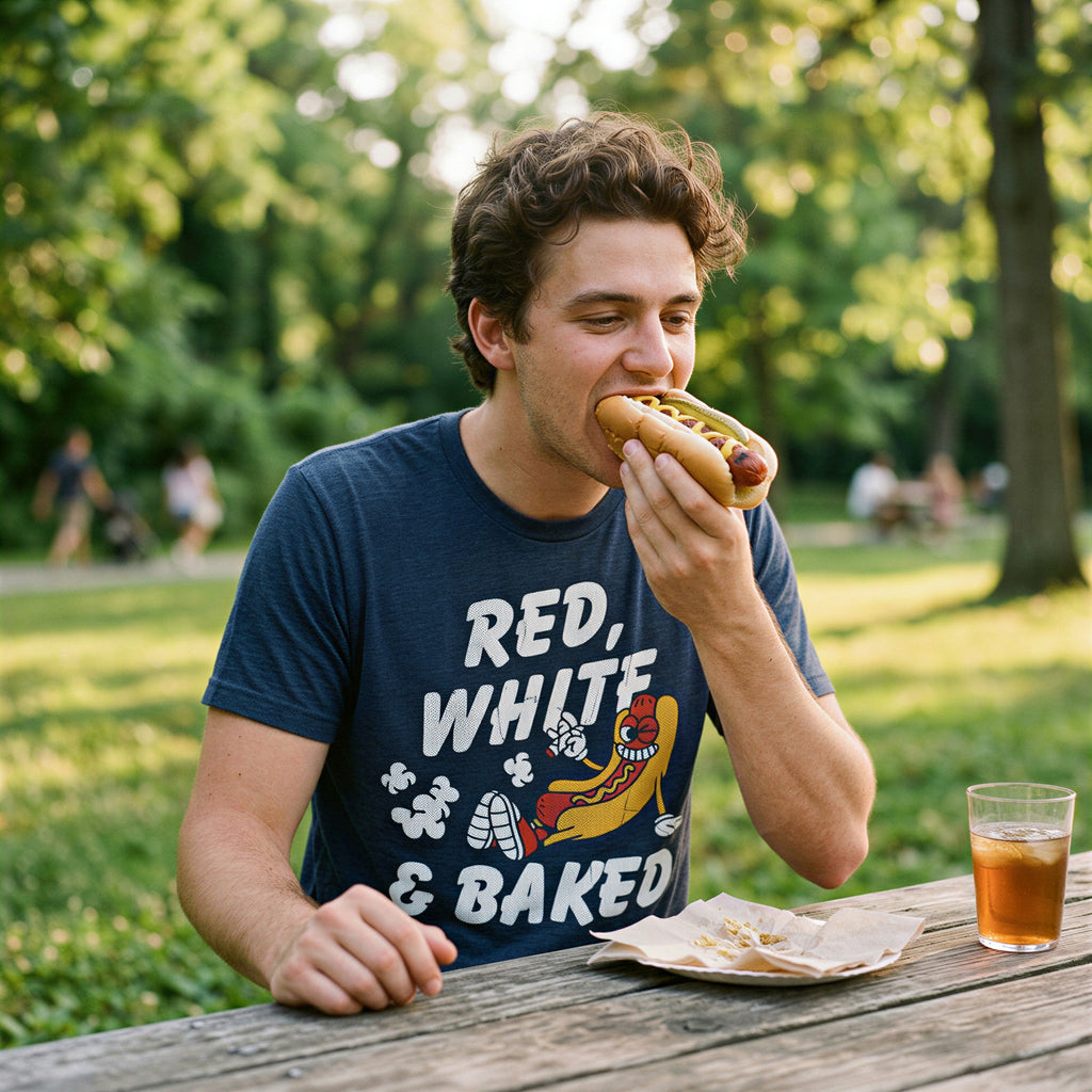 Red White And Baked Men's T Shirt