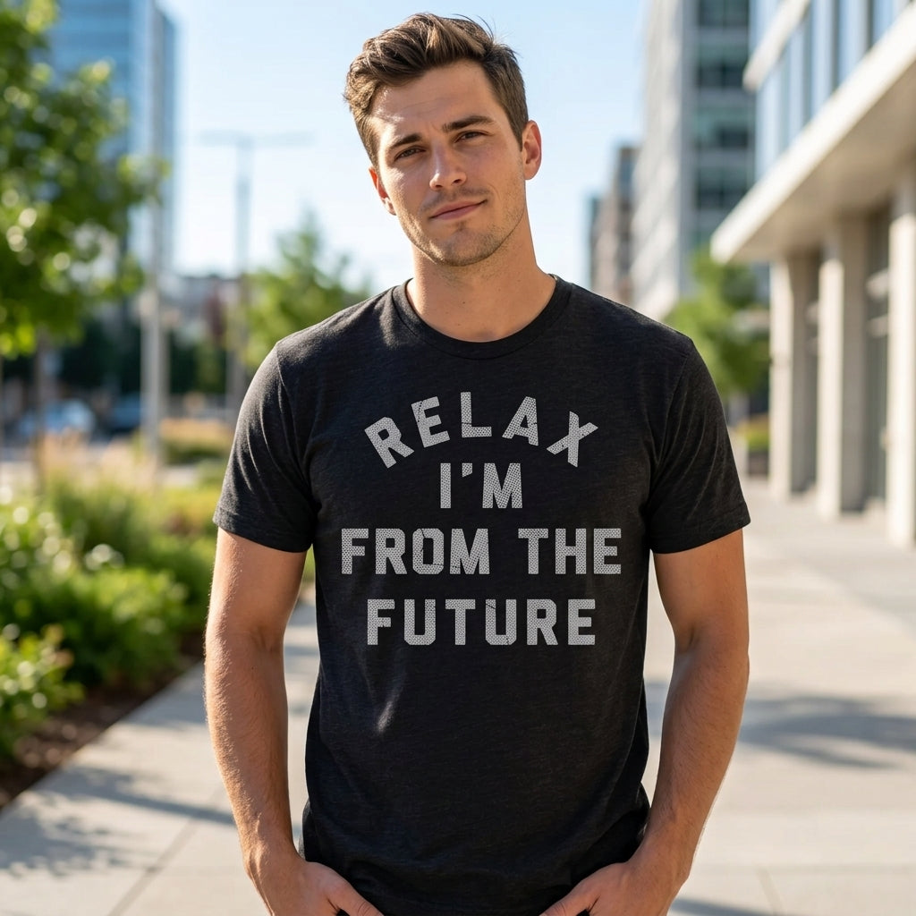 Relax Im From The Future Men's T Shirt