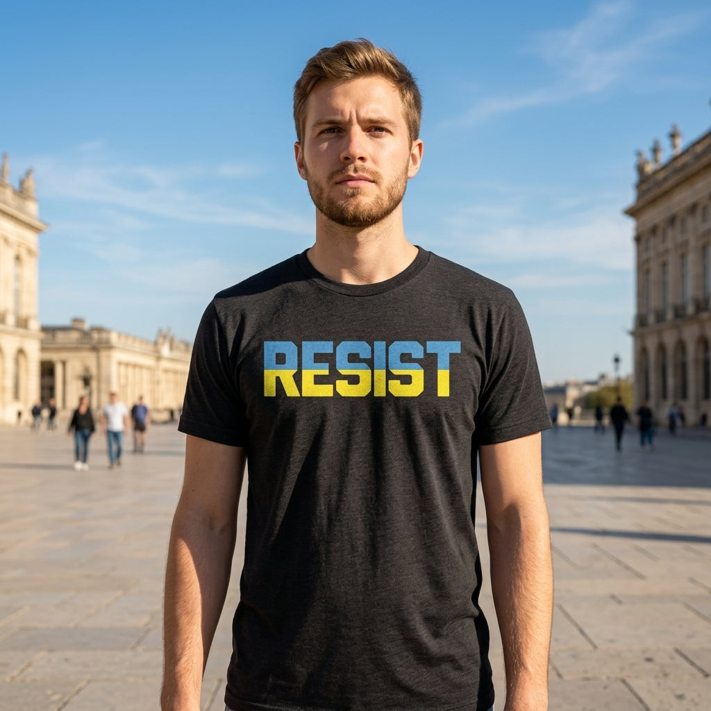 Ukraine Resist Men's T Shirt