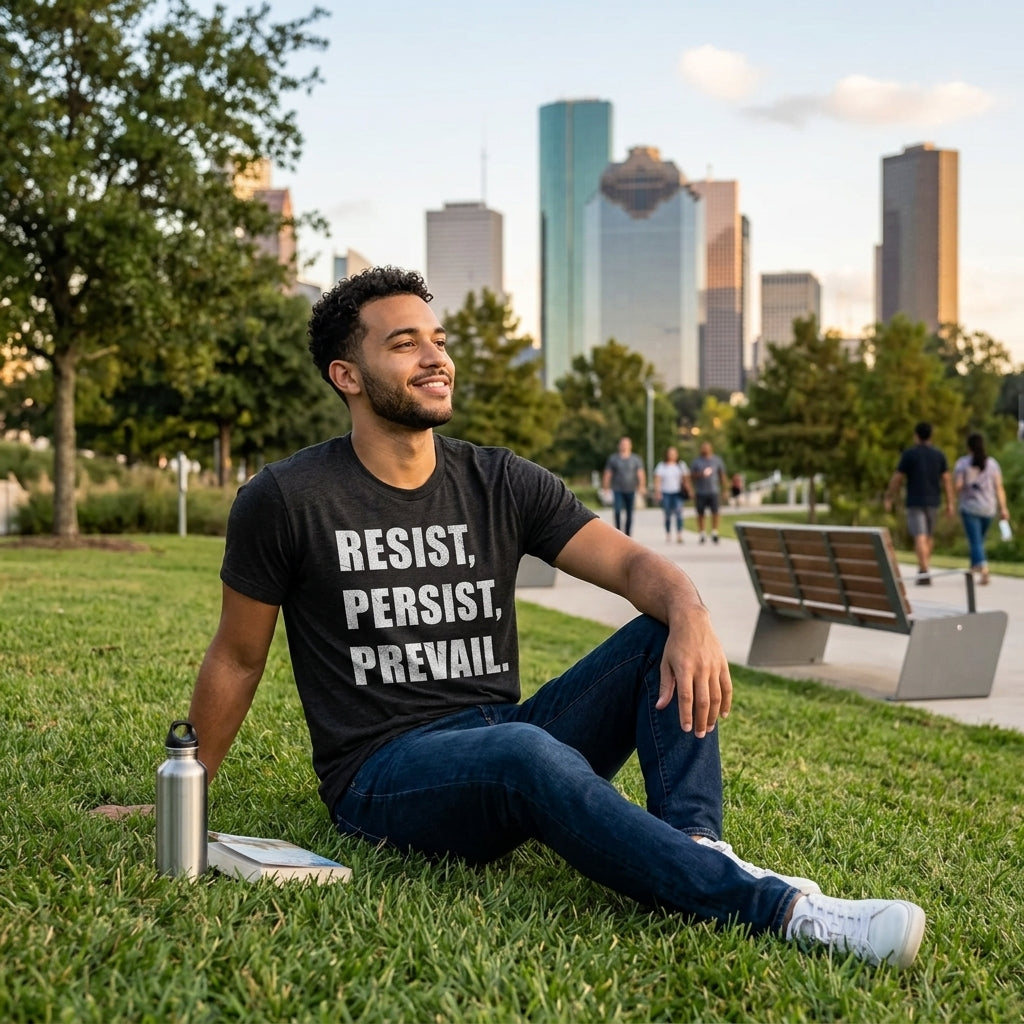 Resist Persist Prevail Men's T Shirt