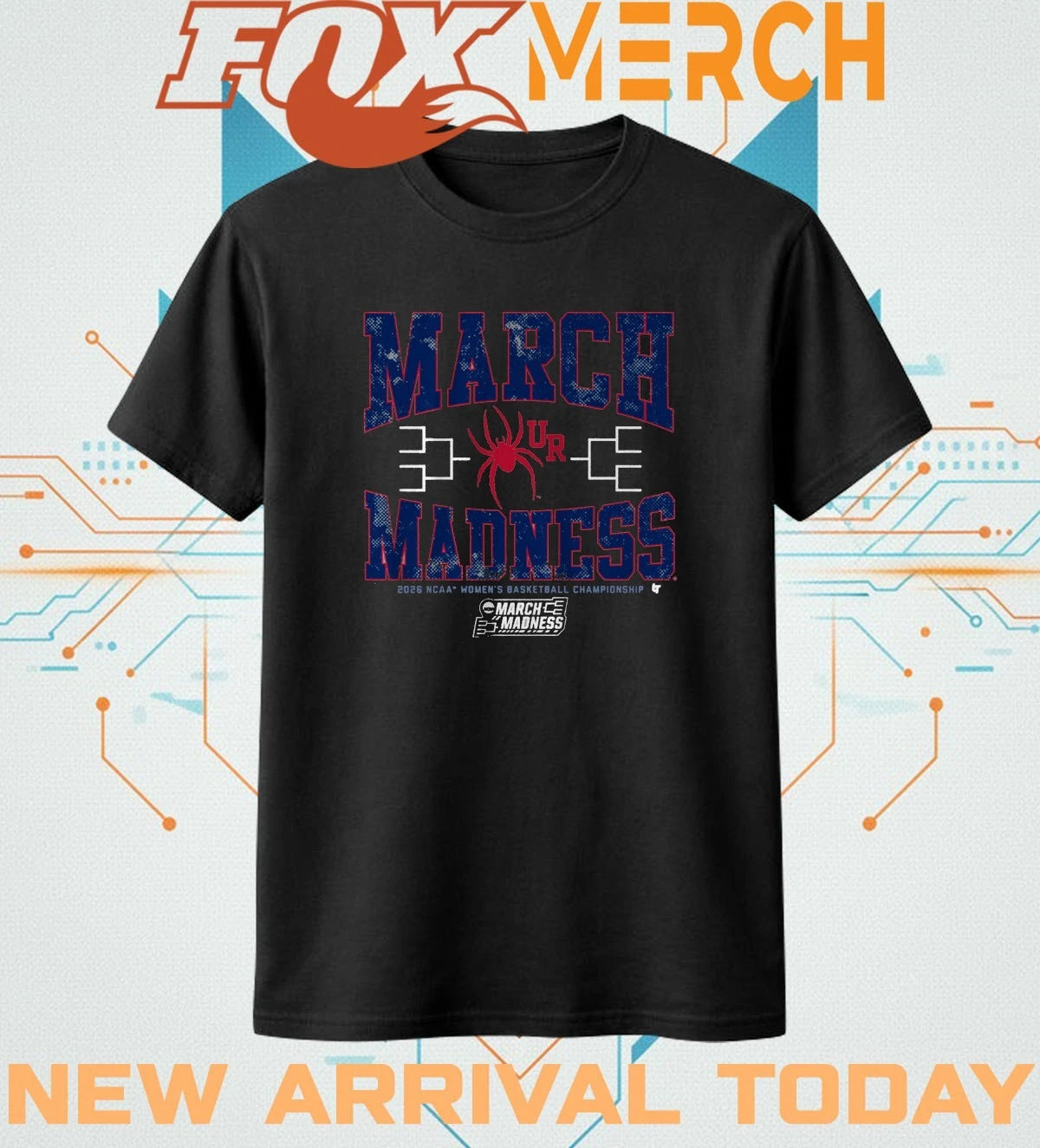 Richmond Spiders 2026 NCAA Women’s Basketball Championship March Madness t-shirt