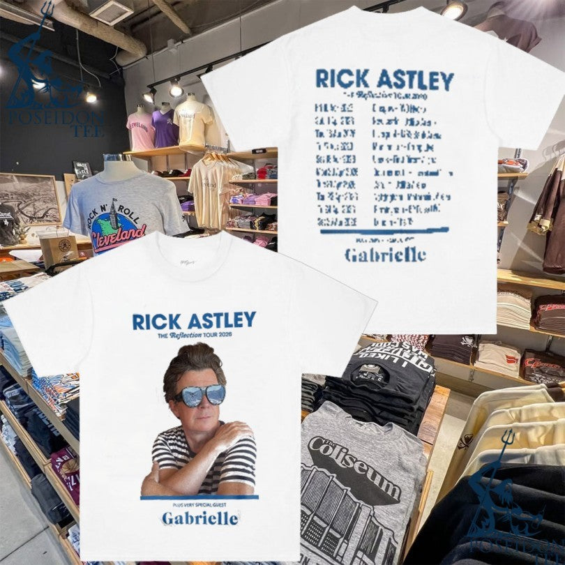 Rick Astley The Reflection Tour 2026 T-shirt