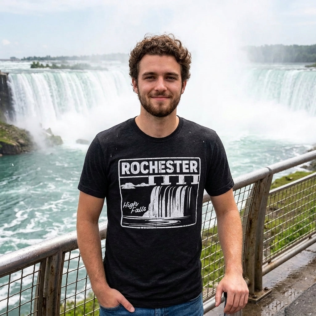 Rochester High Falls Men's T Shirt