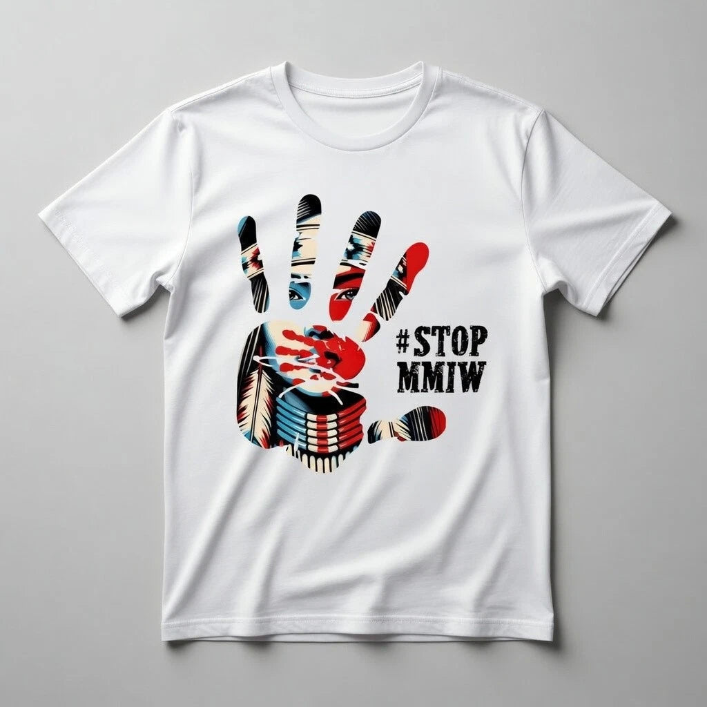 #Stop MMIW T-Shirt - Stop Missing Murdered Indigenous Women Awareness Tee