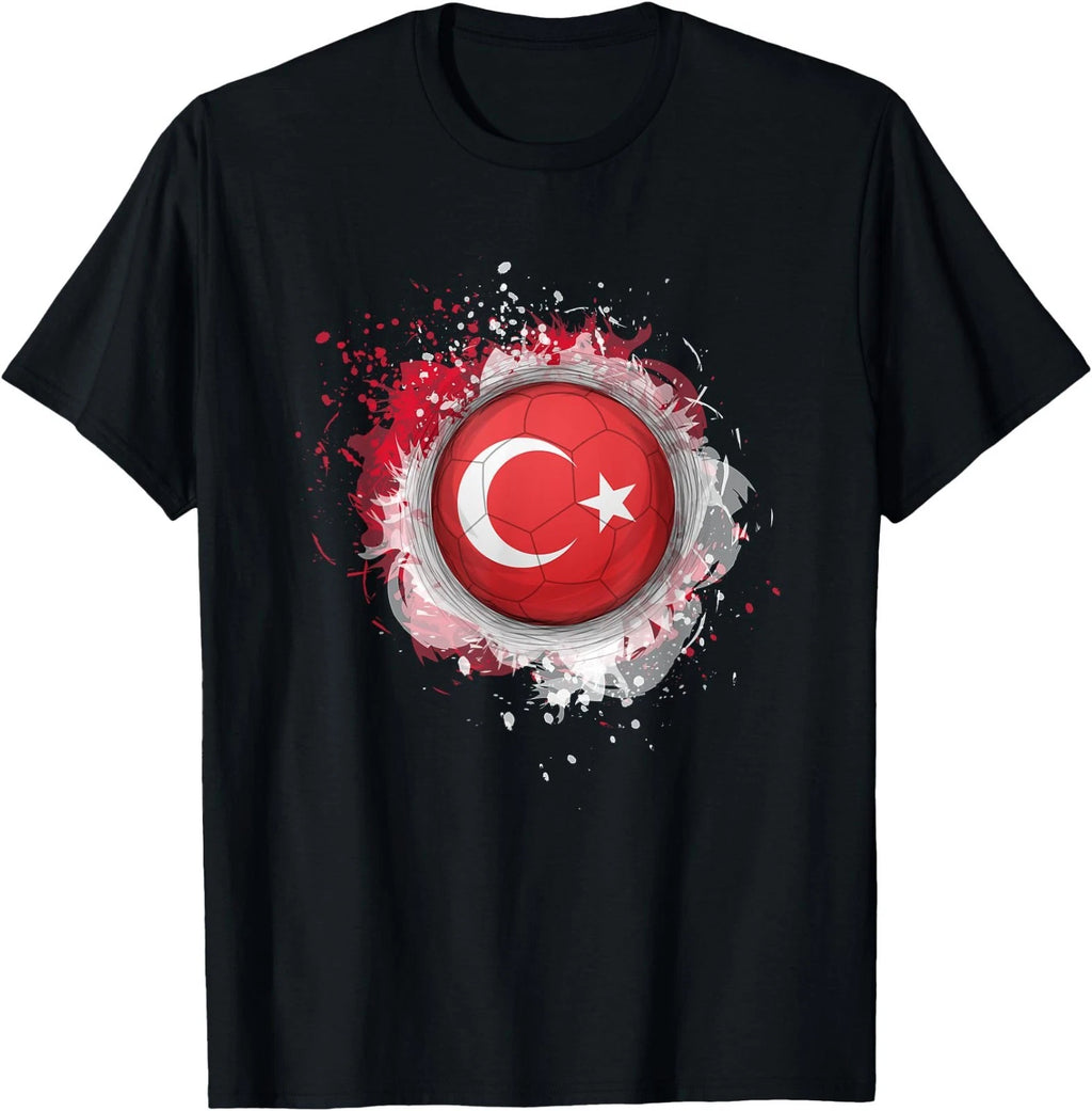 Proud Heritage Turkey Flag Soccer Ball T-Shirt