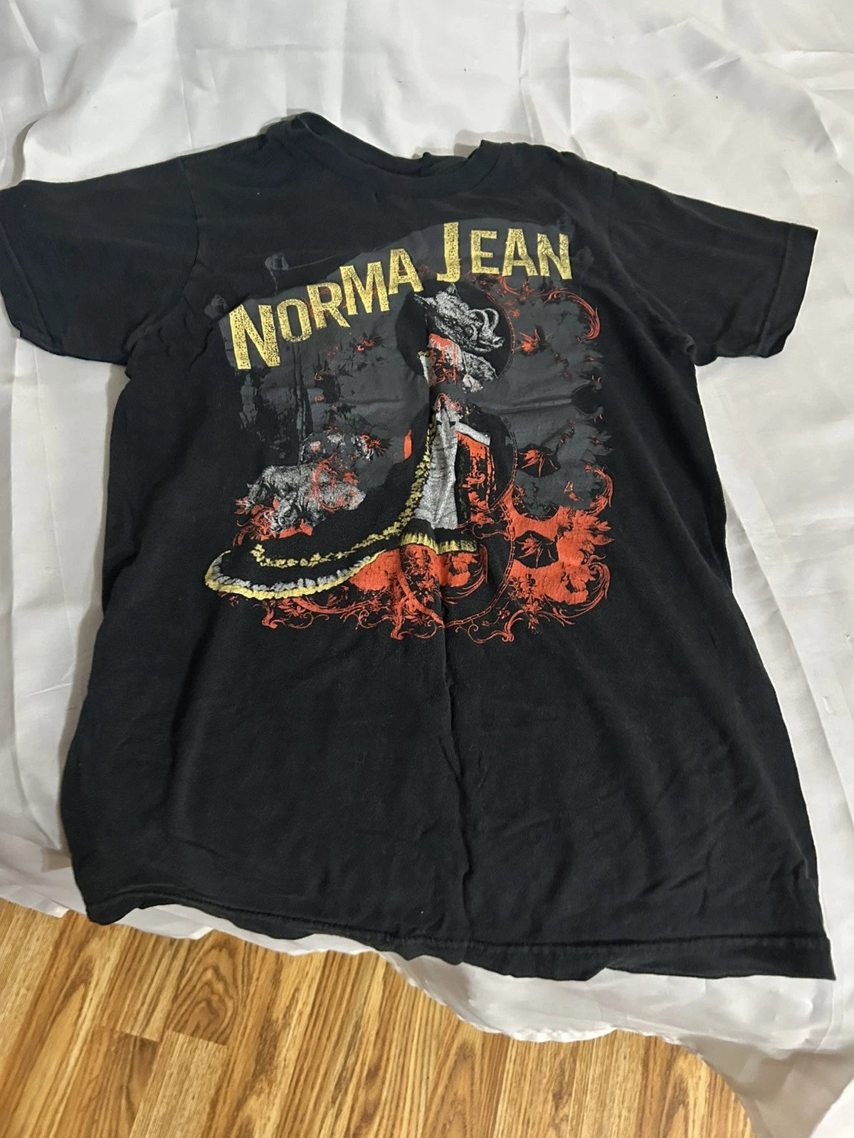 Vintage Norma Jean Band Tee Concert Merch Warthog MetalCore Y2K T Shirt Small