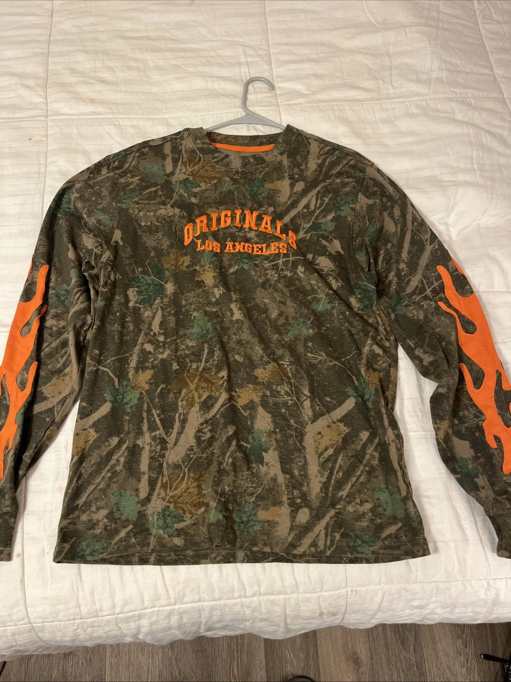 Los Angeles Camo Long Sleeve Shirt Size Medium