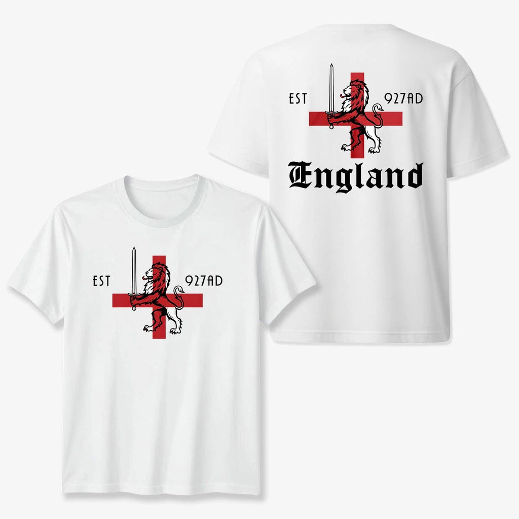 Mens St Georges Day T-Shirt England Lion Country George's Him English Unisex Top