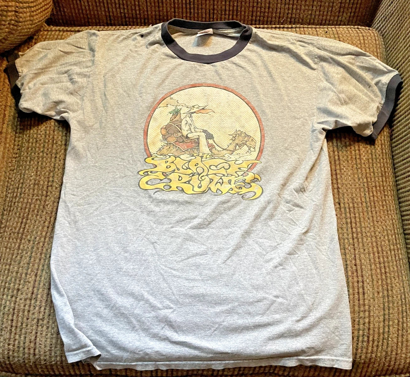 100% AUTHENTIC  Vintage 2005 Black Crowes shirt Tour Concert Peace Freak L