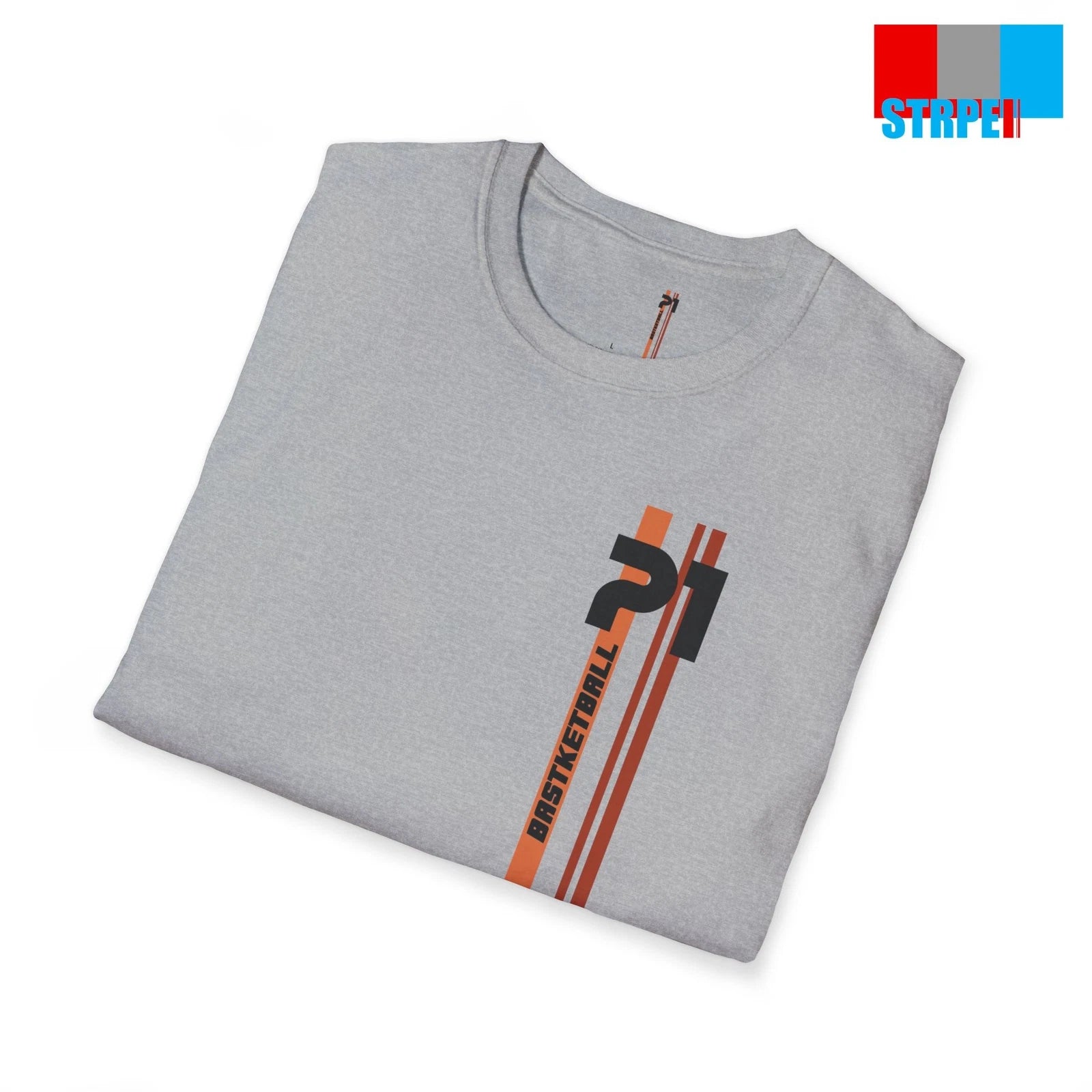 Basketball B-Ball Player Minimalist Stripes Sport Shirt | Men Women Unisex Gift