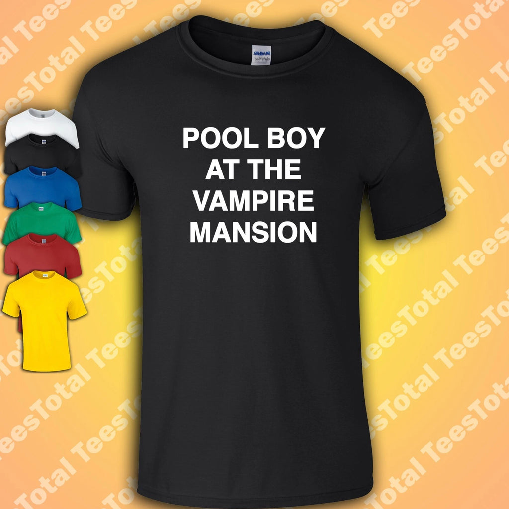 Pool Boy At The Vampire Mansion T-Shirt | Gerard Way | MCR | Emo