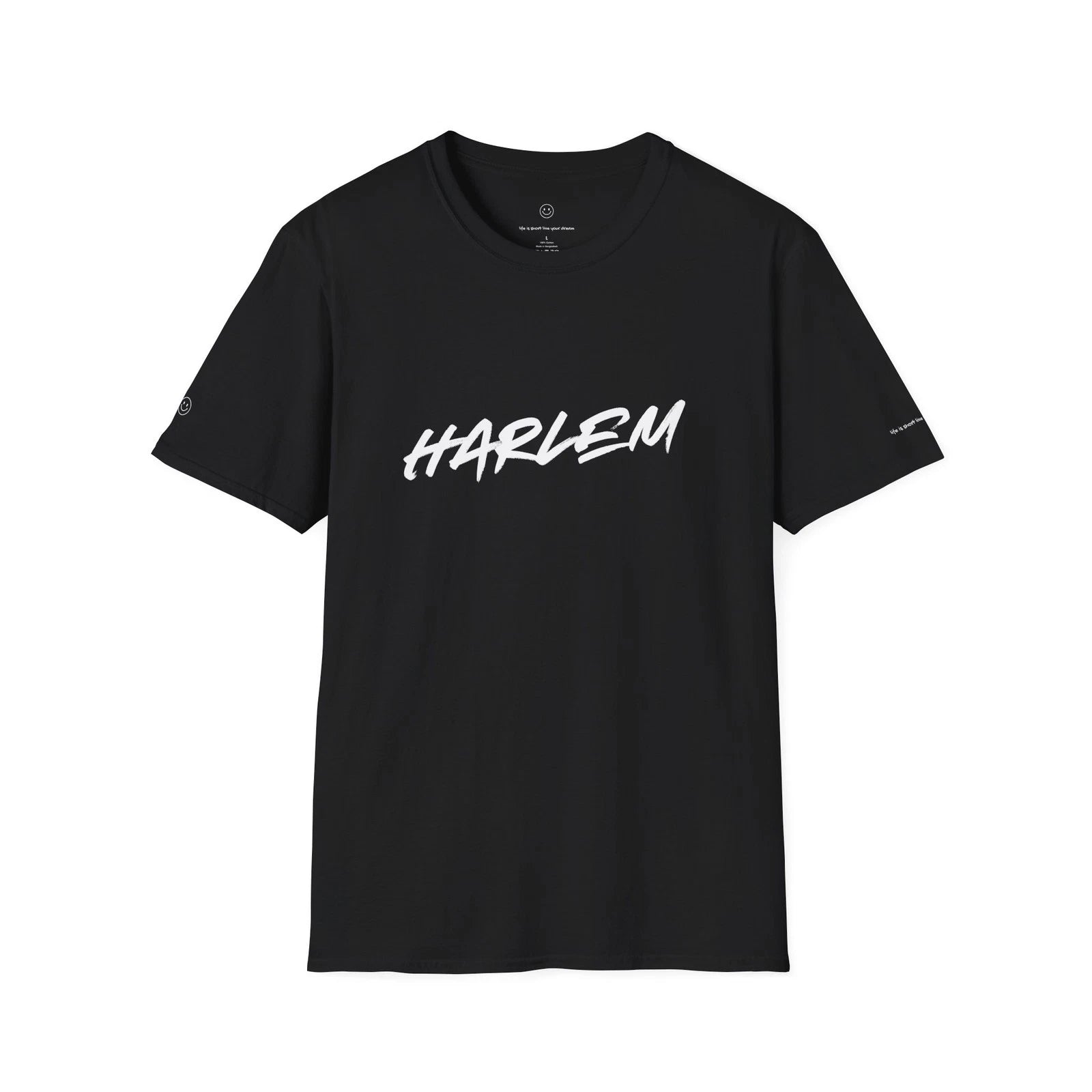 HARLEM T-Shirt Minimalist Luxury Travel Tee Unisex Streetwear Casual Shirt