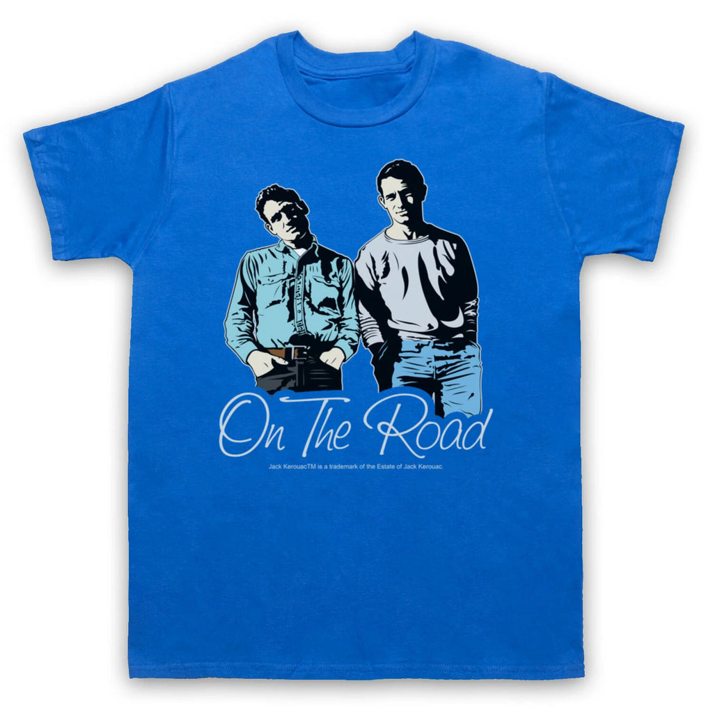 JACK KEROUAC SAL PARADISE ON THE ROAD DEAN MORIARTY MENS & WOMENS T-SHIRT