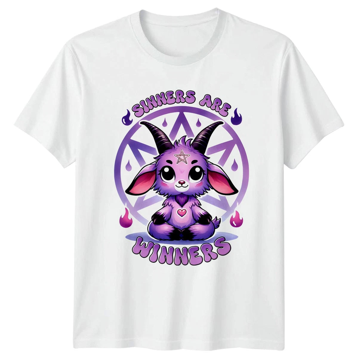 Sinners Are Winners T-Shirt Kawaii Gothic Pastel Goth Gift For Him And Her