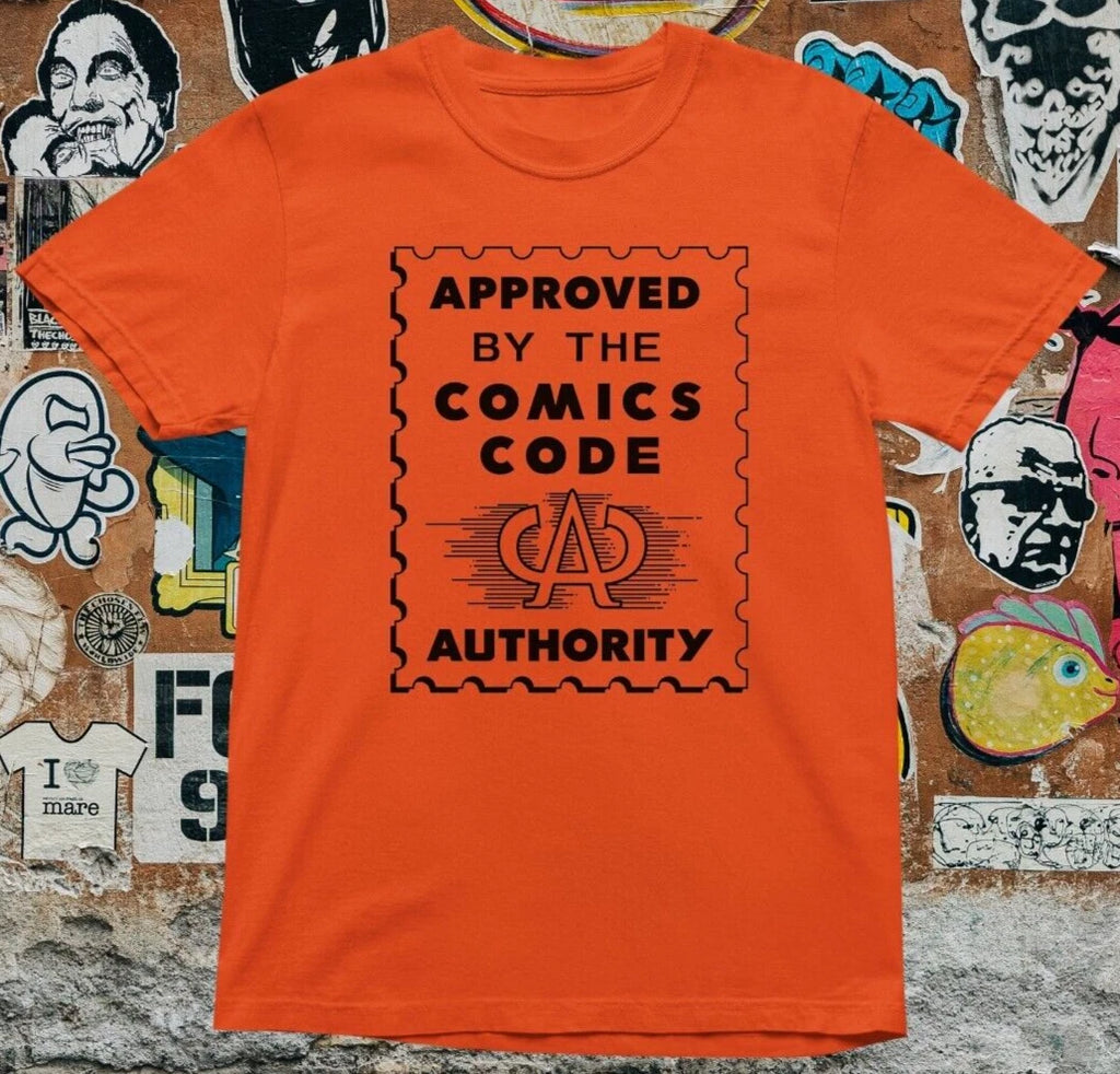 Comics Code Authority T shirt / %100 Premium Cotton
