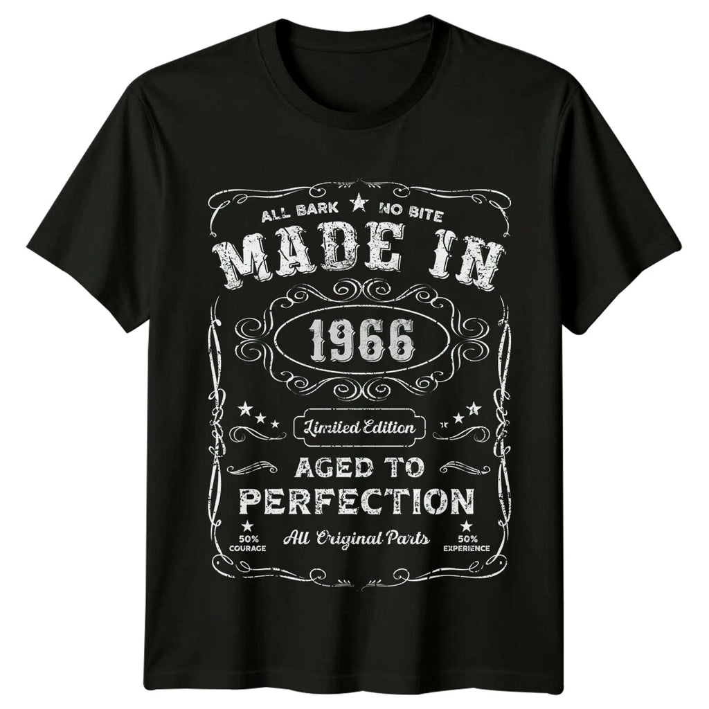 Made In 1966 Mens T Shirt 60th Birthday Gift Vintage sixty Year Old