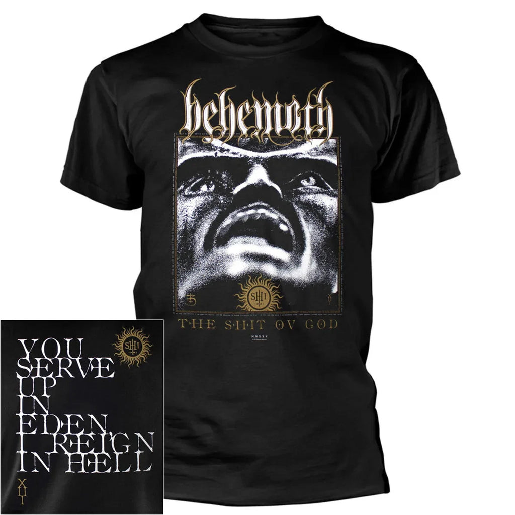 Behemoth The Shit Ov God Reign In Hell Shirt S-XXL Tshirt Official Band T-Shirt