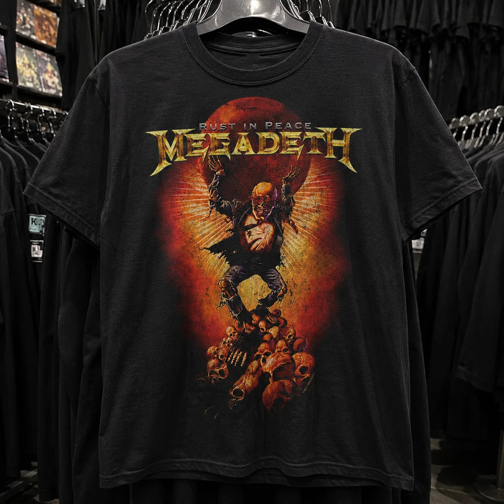 MEGADETH Heavyweight T-Shirt 220GSM | Men’s Women’s Premium 100% Cotton