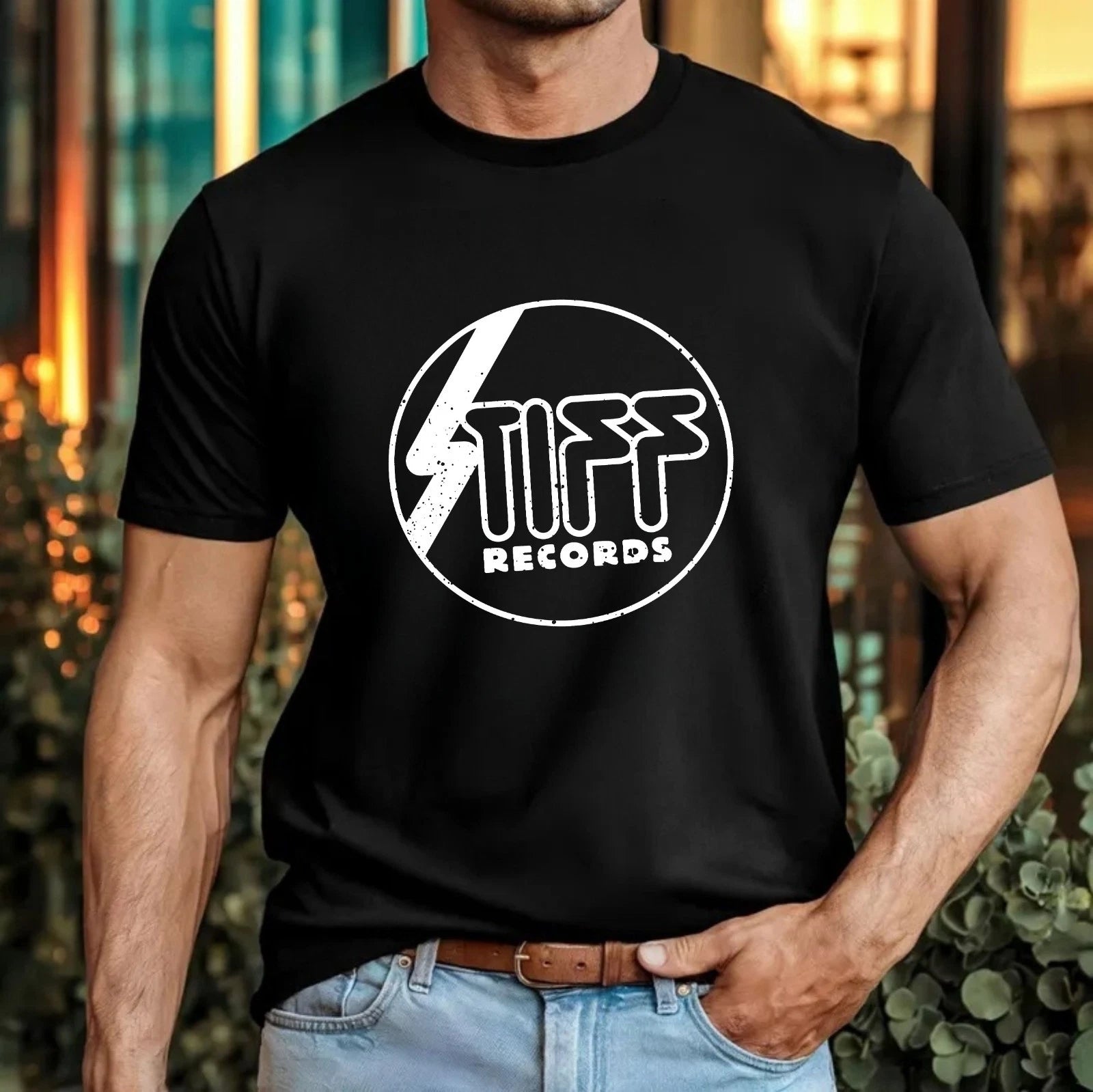 Stiff Records UK Tour 2026 T-Shirt Punk Logo Retro Music Concert Fan Vintage Top