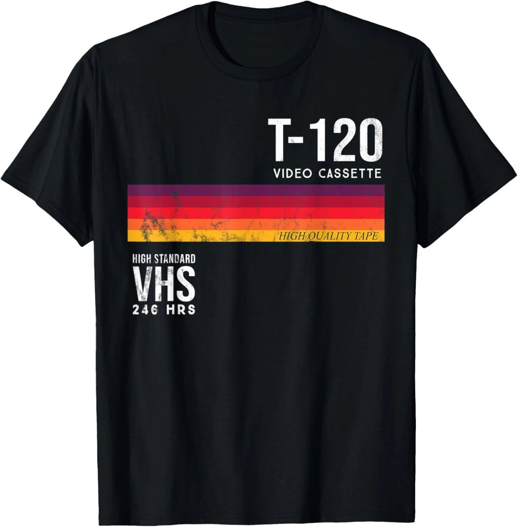 Vintage 80s Video Cassette Tape VHS T-Shirt