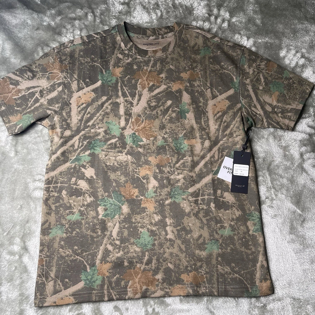 Reserved Supply Camouflage Men’s Crew Oversize Tshirt Medium Multicolor