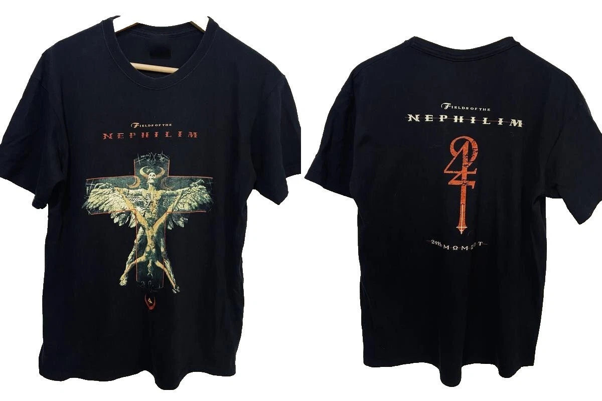 2 Sides 24 Moment Gothic Fields Of The Nephilim Shirt Black Unisex S-5XL 1R0060
