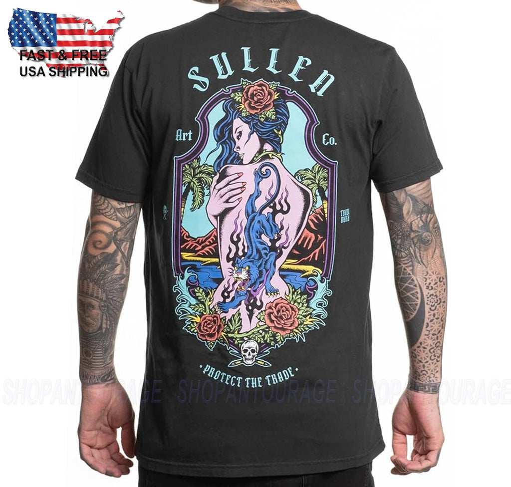 Sullen Art Collective Back Piece Premium SCM5620 Short Sleeve T-shirt For Men