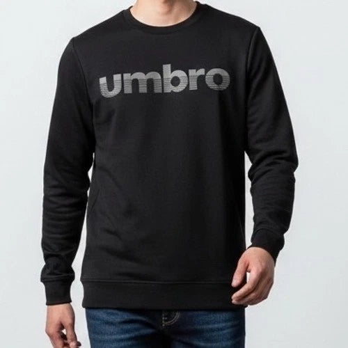 Umbro Y2K Mens Shirt Graphic Logo Black Small Sportswear Soccer minimalist
