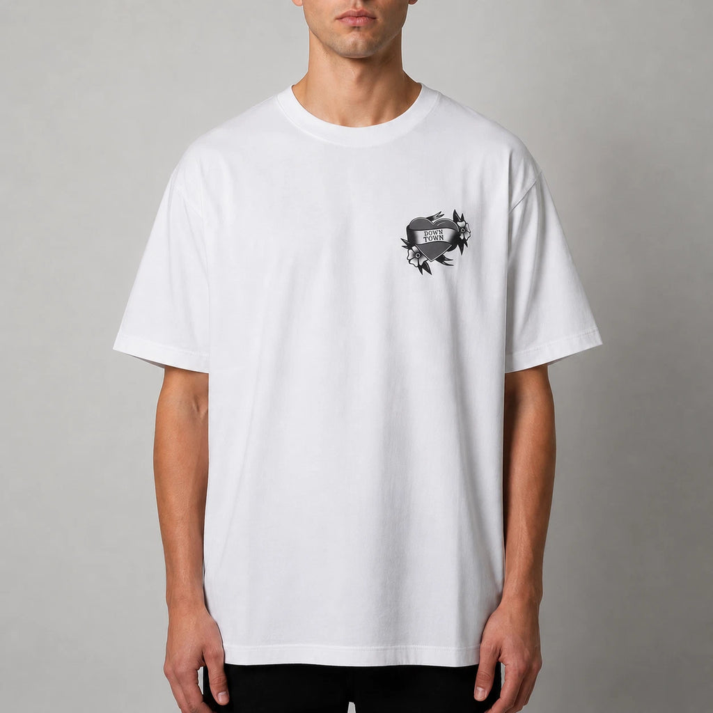 OVO White Downtown Heart Exclusive Tee Shirt - Large - New