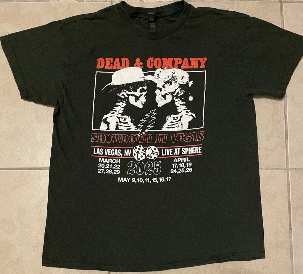 Grateful Dead 2025 Las Vegas Concert Shirt M Dead & Co Tour Rock Vtg 90s Y2K