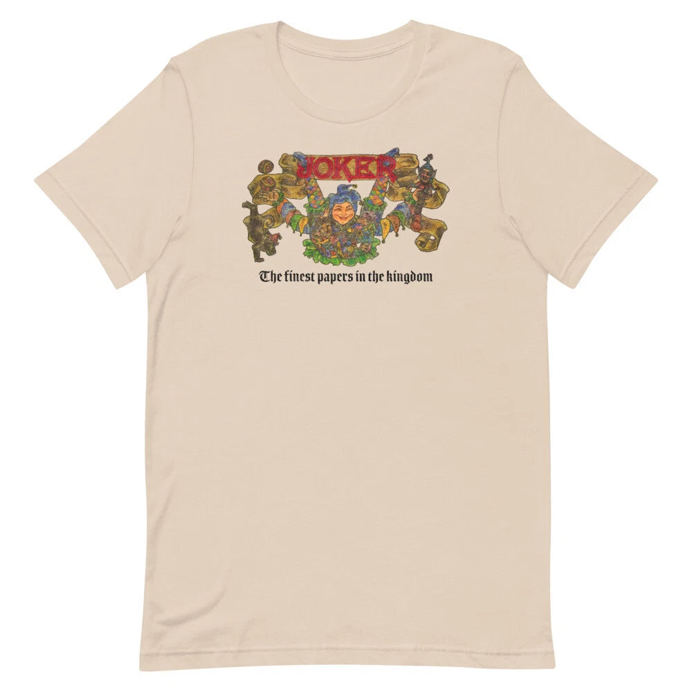 JOKER ROLLING PAPERS Graphic Tee Shirt 70s Style Unisex t-shirt